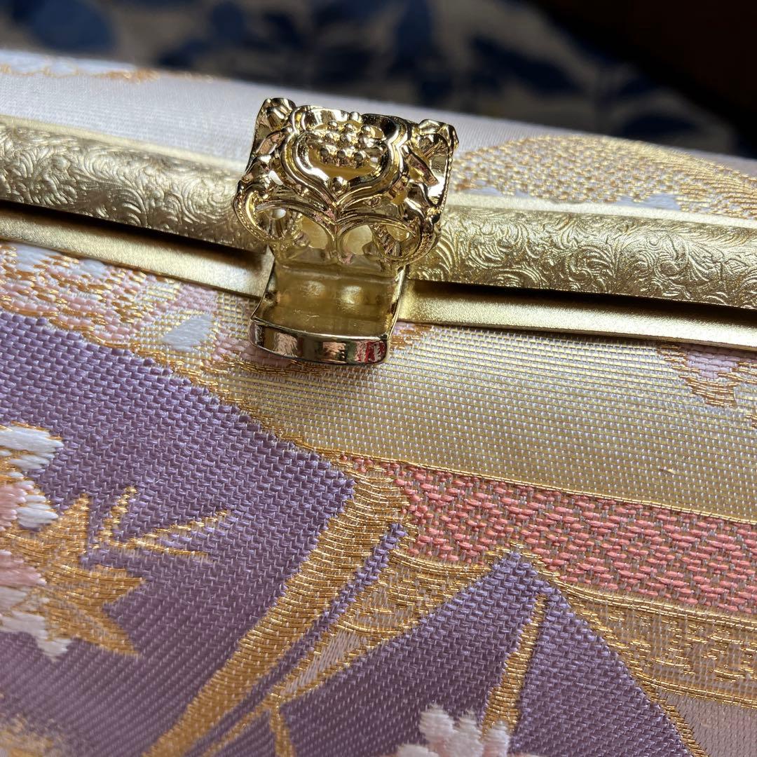 草履バックセット　織姫　正絹　西陣織　印伝　仕立屋甚五郎　草履Mサイズ