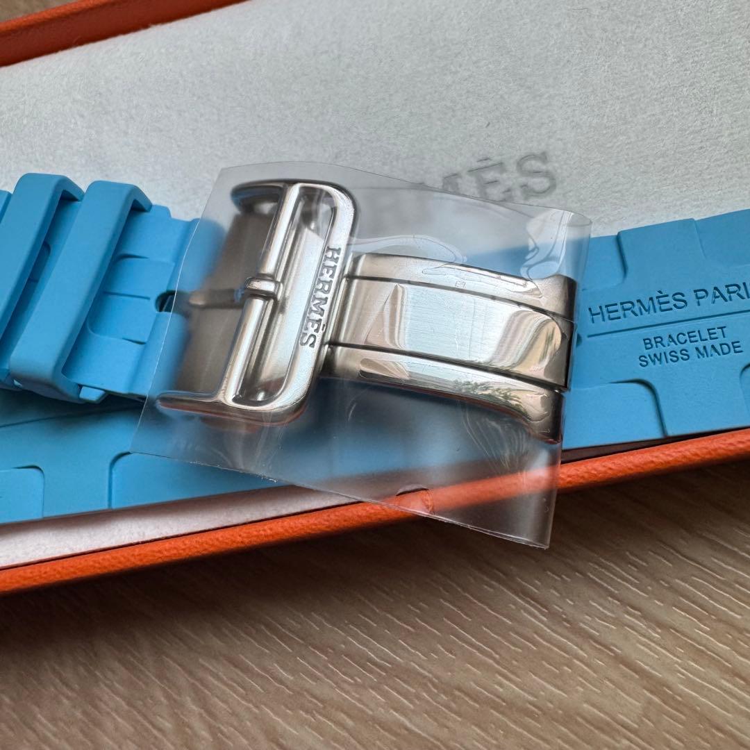 2452 Apple Watch エルメス　キリム　ブルーセレスト　スポーツ