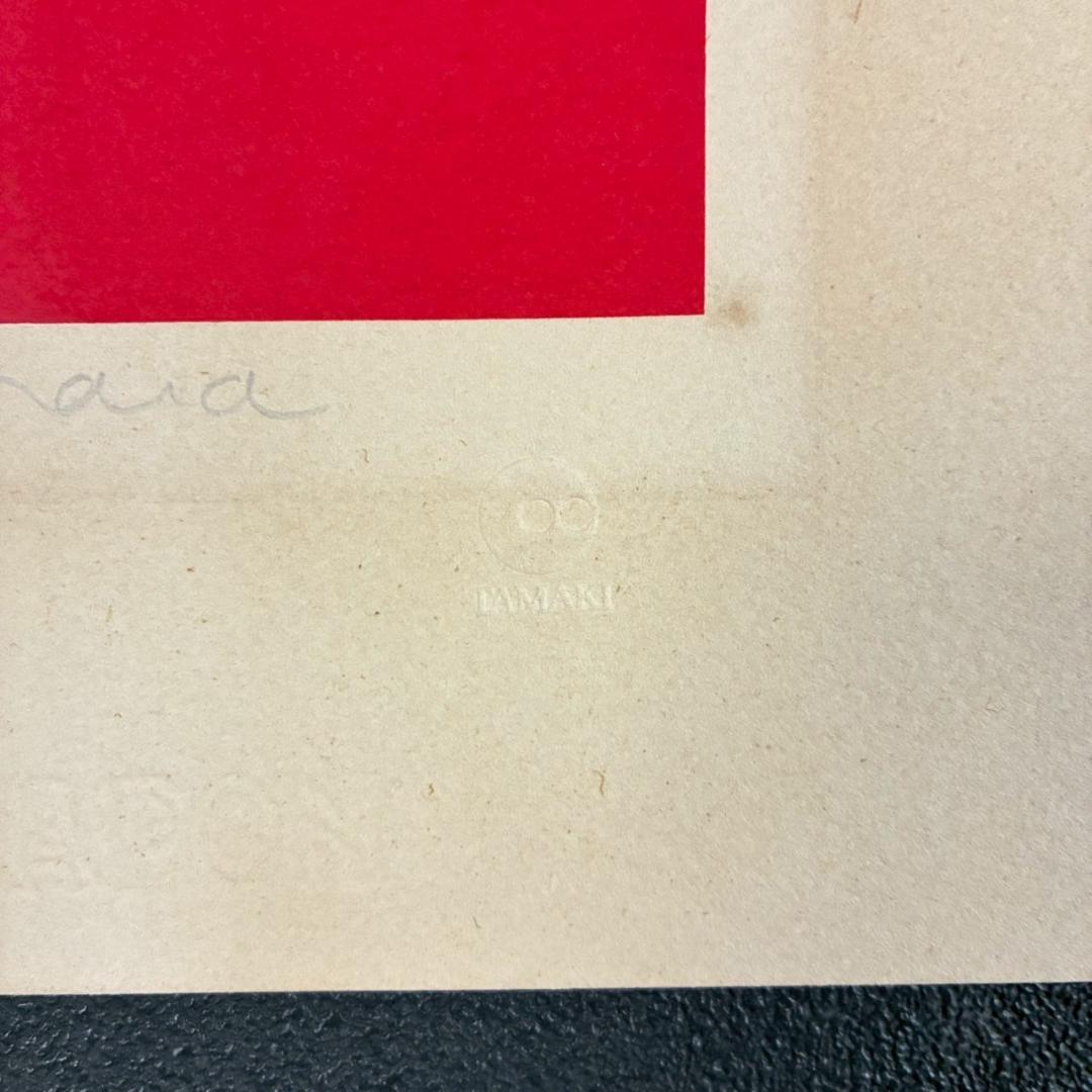 柳原良平「H.M.S.VICTORY」リトグラフ 直筆サイン入 アンクルトリス