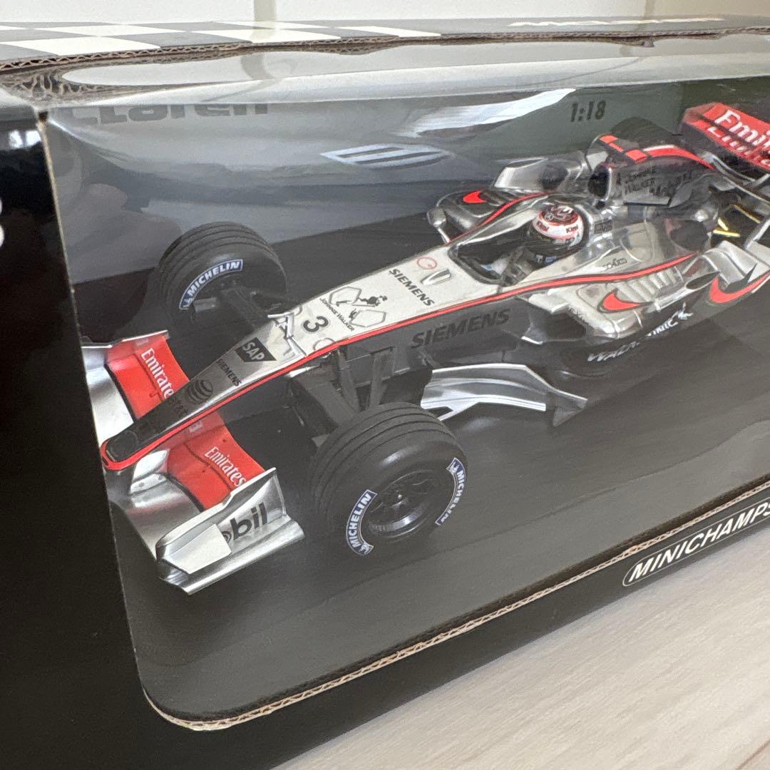 マクラーレンメルセデスMP4/21 キミライコネン ミニカー 1/18