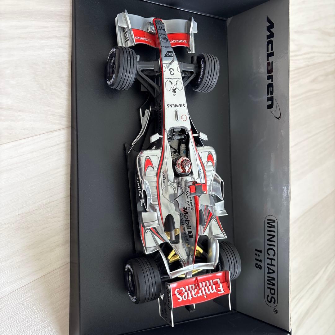 マクラーレンメルセデスMP4/21 キミライコネン ミニカー 1/18