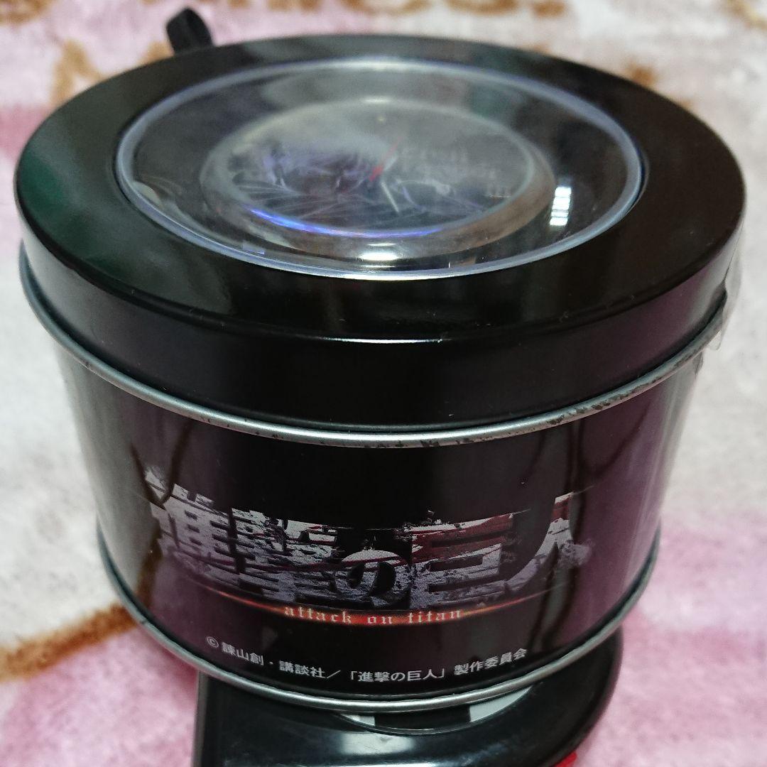 ゲームセンター限定非売品・新品・未使用:進撃の巨人・腕時計 エレン、リヴァイ、エルヴィン！伝統工芸・阿波和紙を使用した『進撃の