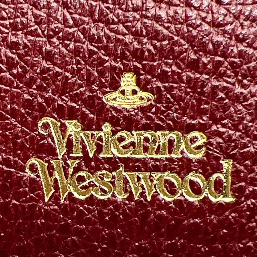 Vivienne Westwood レザー ボルドー 折り財布 8076