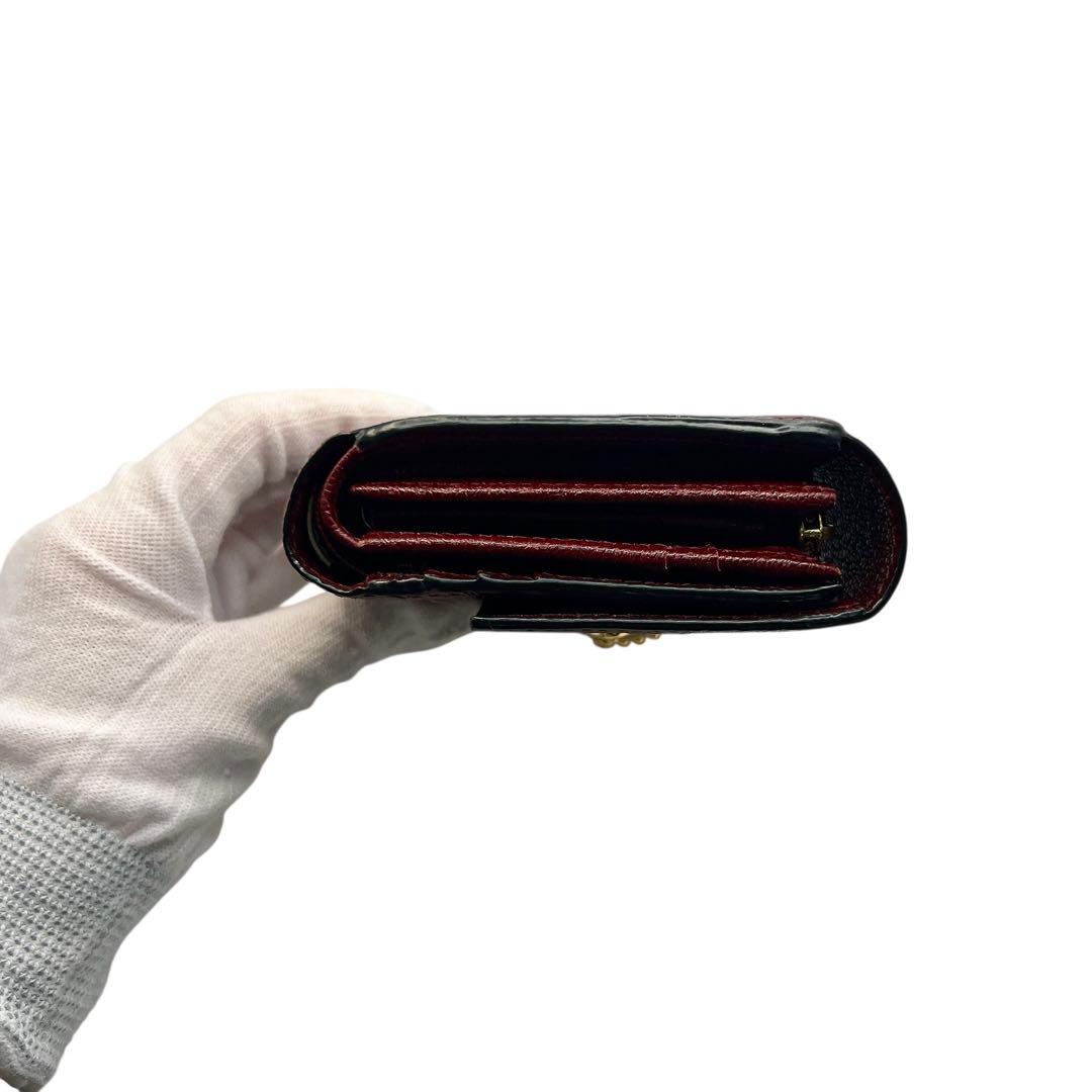 Vivienne Westwood レザー ボルドー 折り財布 8076