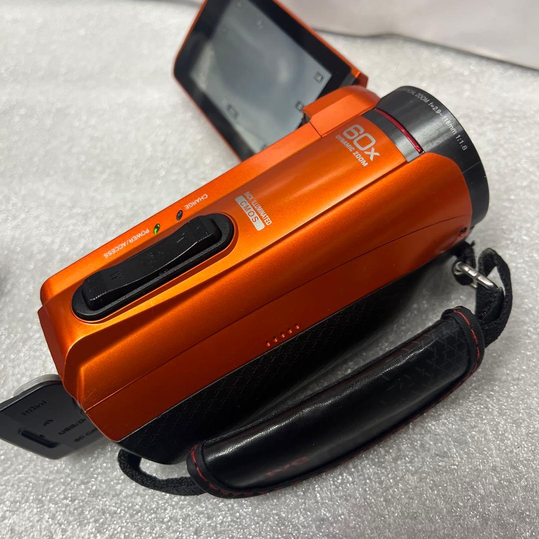 JVC Everio GZ-R300-D オレンジ動作OK SDカード付き