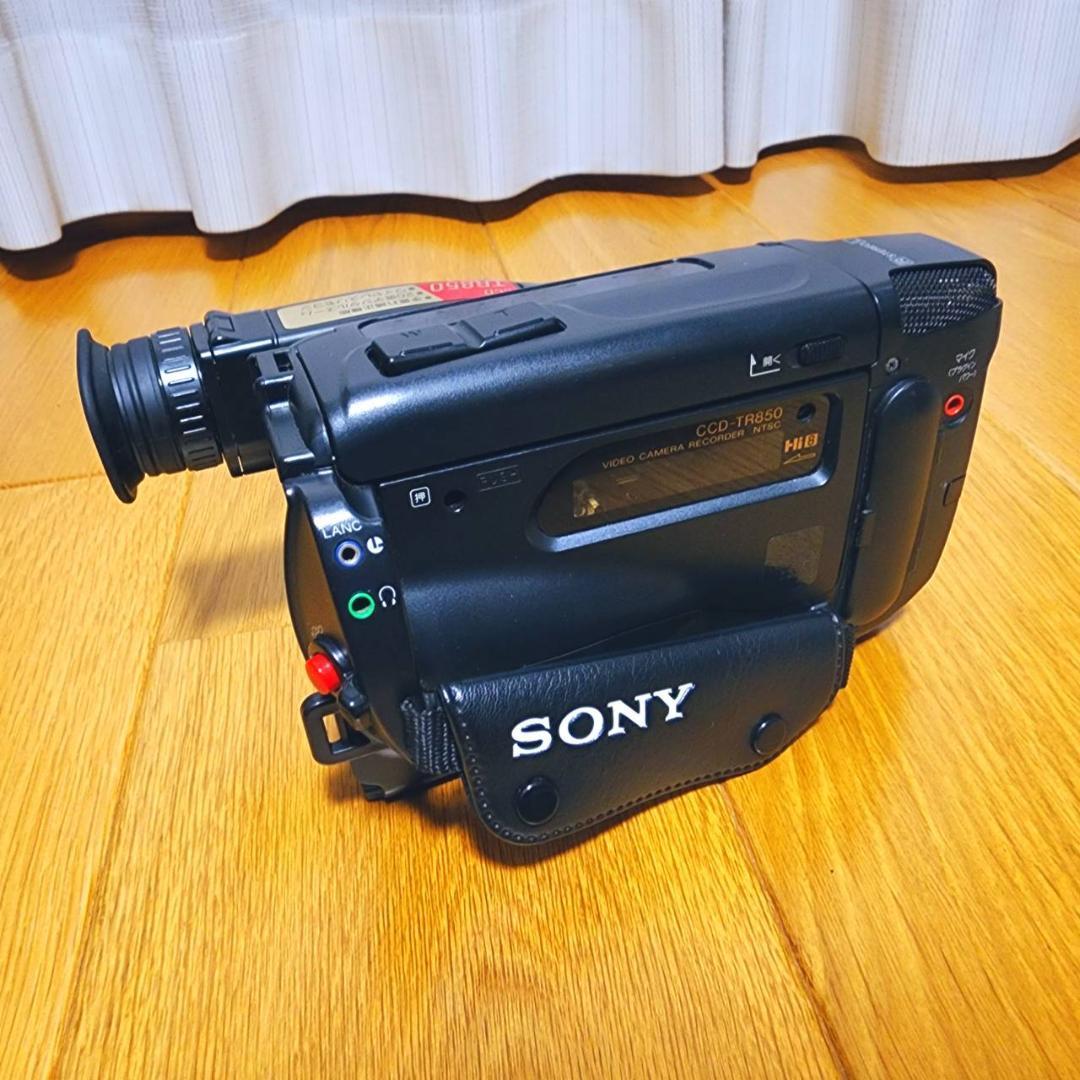 【動作確認済】SONY Hi8 高画質 ビデオカメラ CCD-TR850 セット