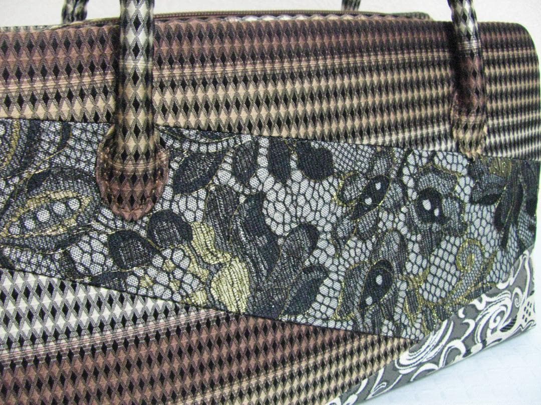 新同★銀座 ぜん屋 ボストン型バッグ 利休バッグ 和装バッグ