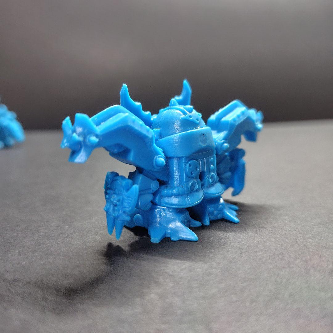 ガン消し　復活闇将軍　青揃い6体セット