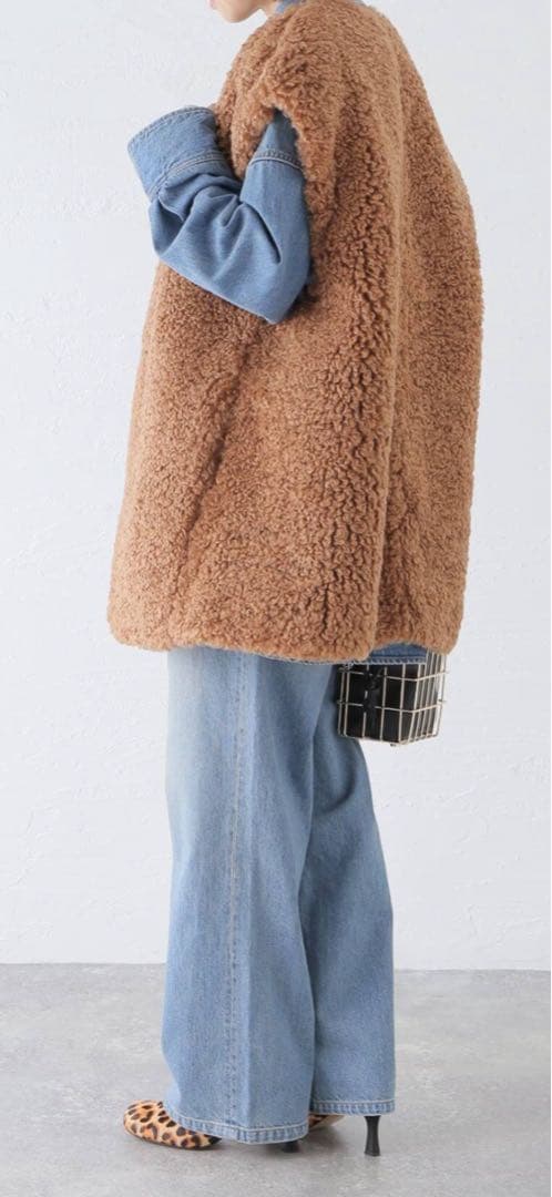 JOURNAL STANDARD L'ESSAGE シープエコファーベスト