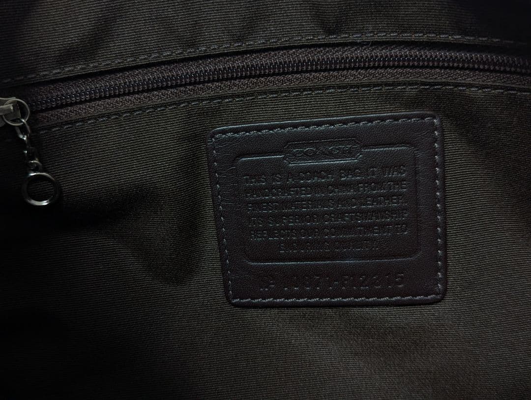 コーチ　COACH シグネチャー　ショルダーバック　パッチワーク　F12315
