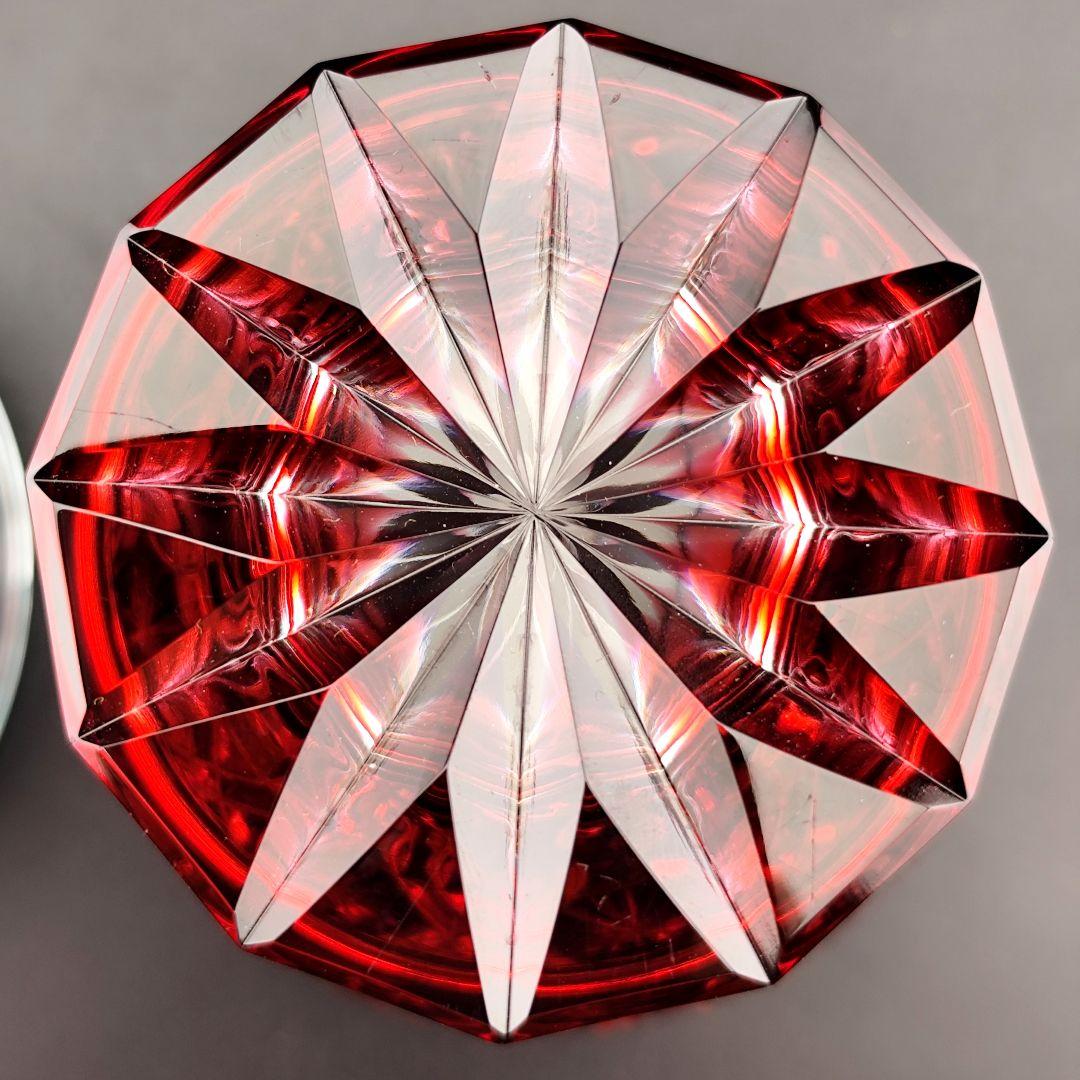 定価14万円超☆島津薩摩切子 焼酎オンザロック 2客（切子、江戸切子