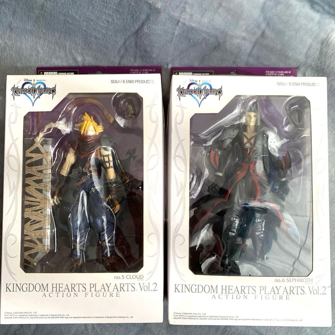 キングダムハーツ クラウド セフィロス フィギュア プレイアーツvol.2
