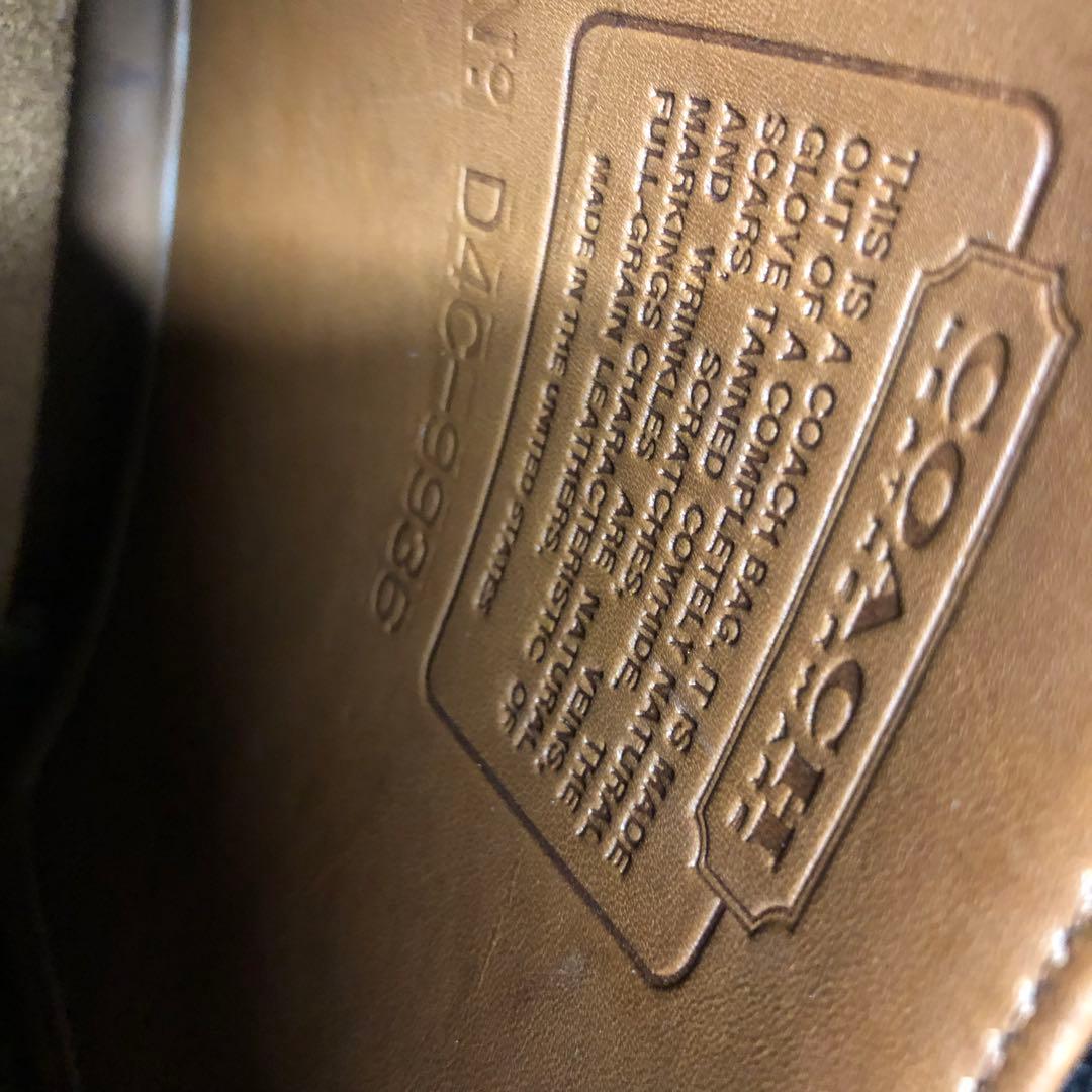 COACH ショルダーバッグ クロスボディ バケツ型 レザー 茶色　ターンロック