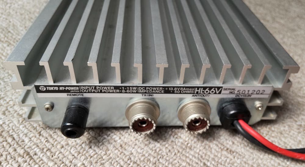 東京ハイパワー HL-66V 50MHzリニアアンプ 東京ハイパワー HL-66V 6m
