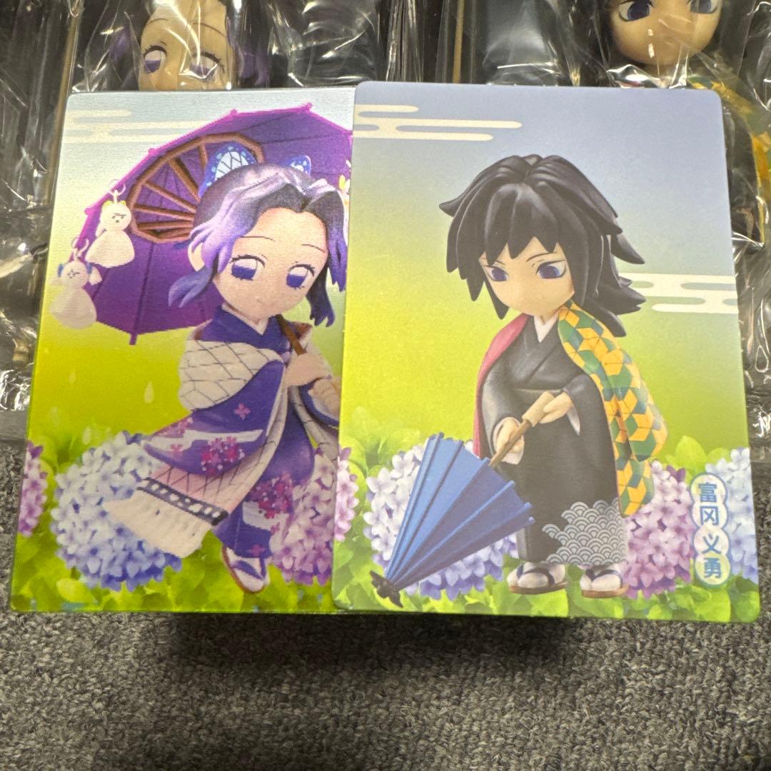 鬼滅の刃 梅雨シリーズ 中国限定 フィギュア 胡蝶しのぶ 冨岡義勇2点
