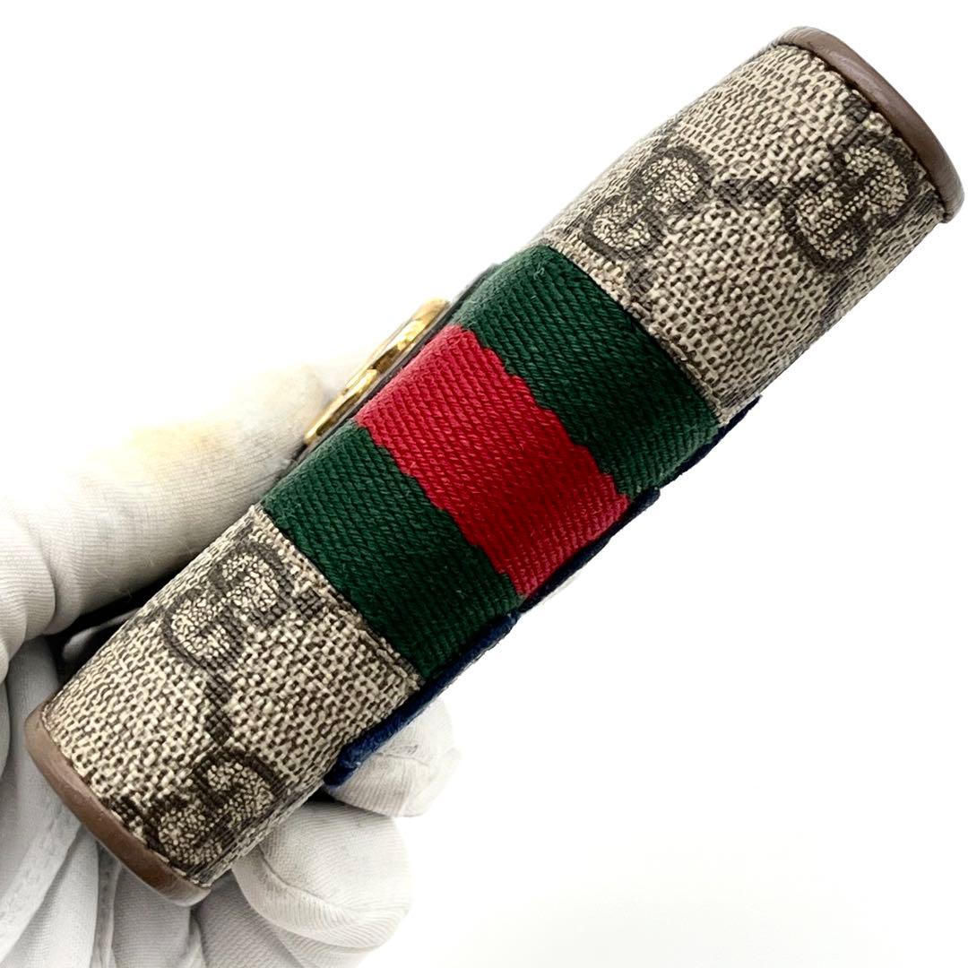 希少】GUCCI ディズニー 二つ折り財布 3匹の子豚 シェリーライン GG柄