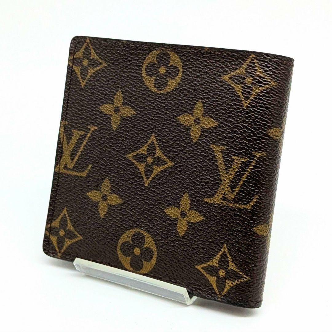 カードポケット4つ 箱・保存袋 ルイヴィトン マルコ 二つ折り財布 D30 カードポケット4つ 箱・保存袋 ルイヴィトン マルコ 二つ折り財布 D30