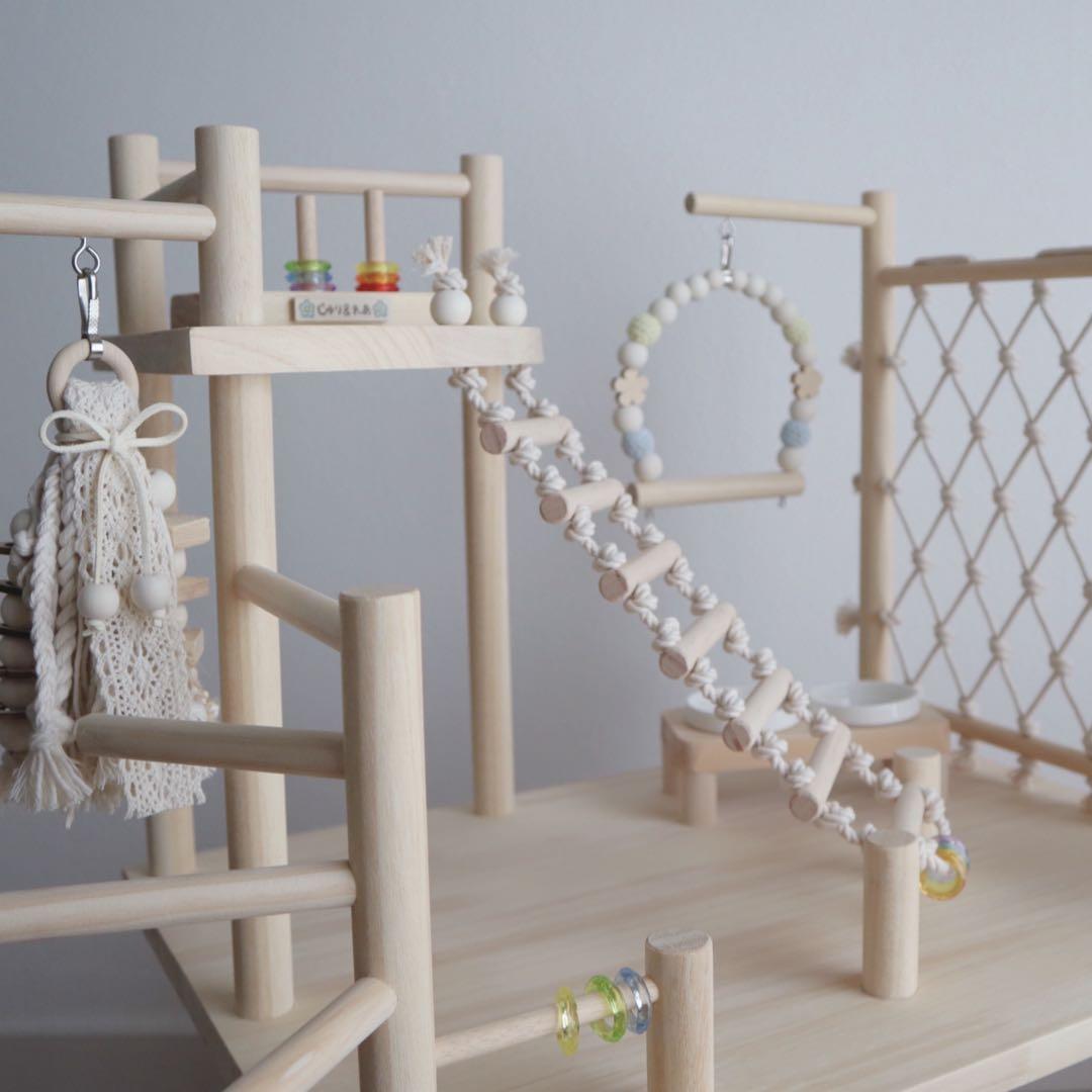 ことりのおおきなあそびば 文鳥 インコ おもちゃ バードアスレチック