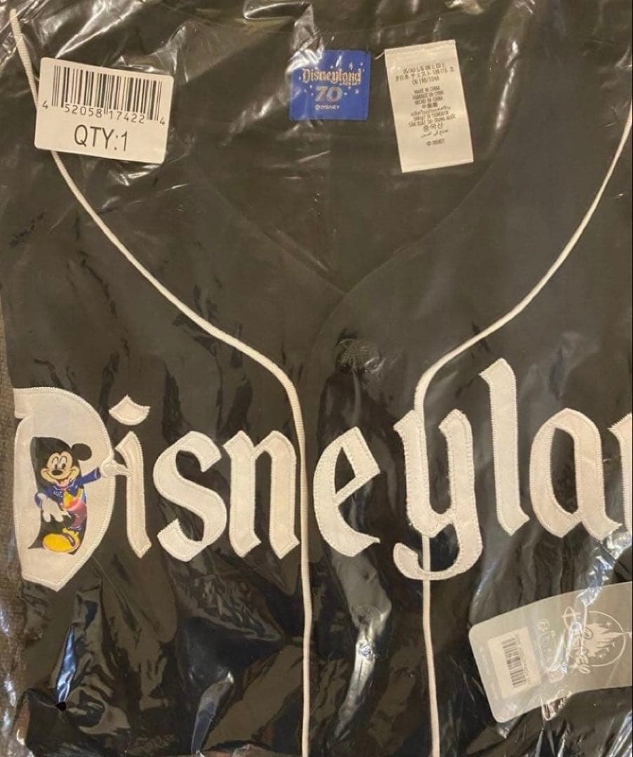 ・カリフォルニアディズニー 70周年記念 ベースボールユニフォーム L