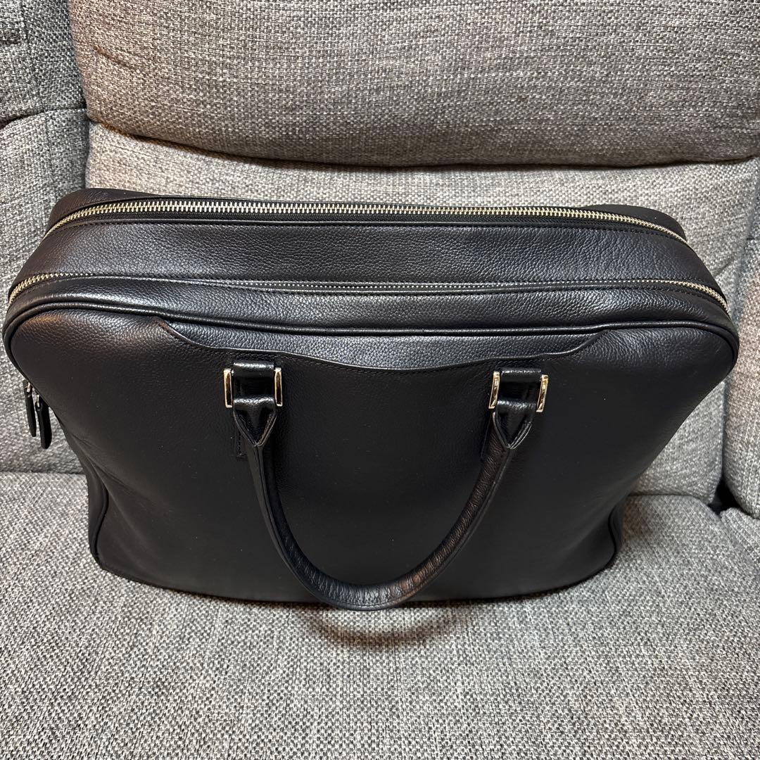 レザー ビジネスバッグ 黒