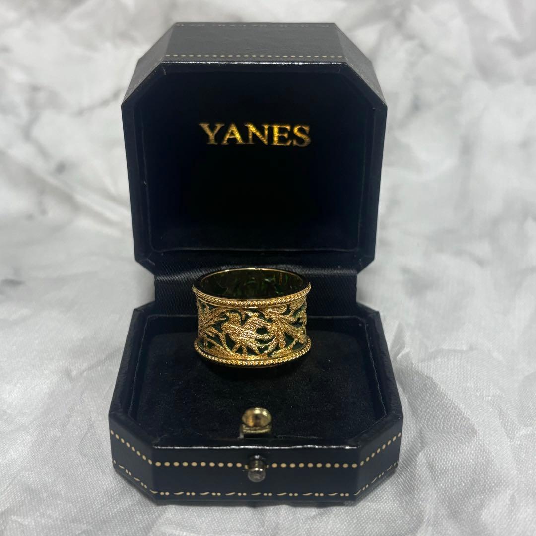 YANES ヤーネス　エマイユ　七宝焼　リング
