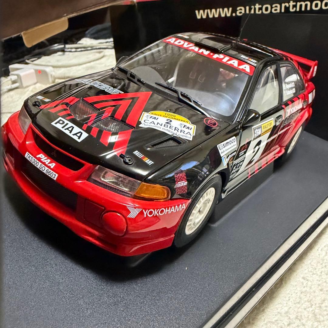 AUTOart Mitsubishi Lancer WRC ミニカー 1/18