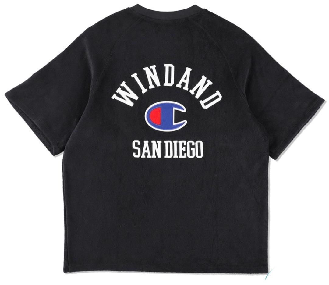 Champion x WIND AND SEA ショートスリーブラグランTシャツ