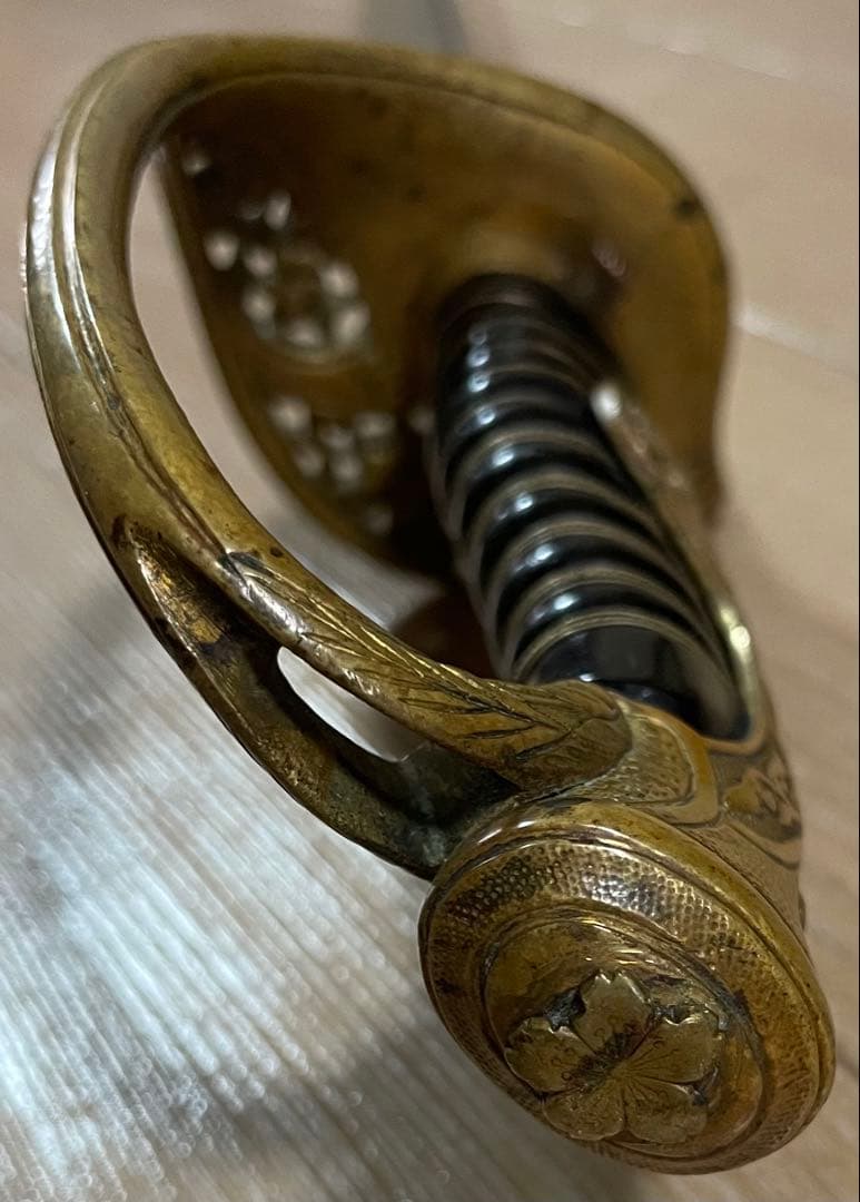 模造刀　美術刀　サーベル　指揮刀　時代武具　V997