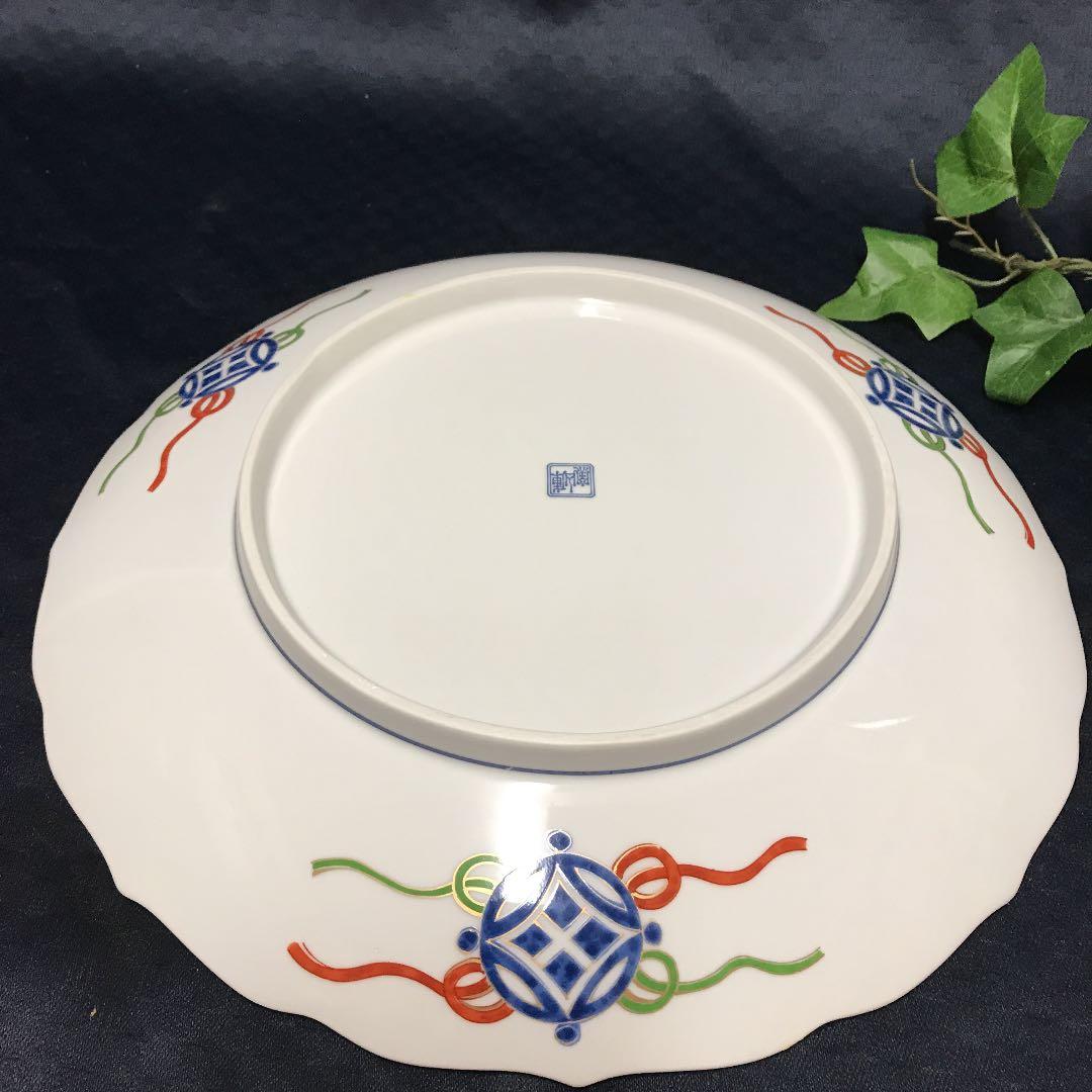 未使用 古伊万里 庫山窯 大皿 金蘭手 絵皿 - メルカリ