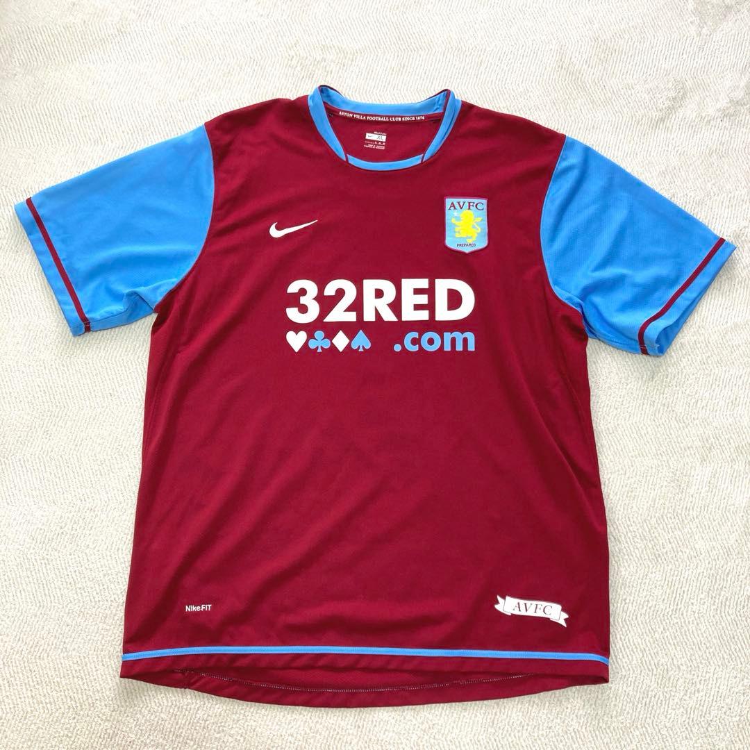 美品】アストンヴィラ Nike ナイキ ユニフォーム ヤング - メルカリ