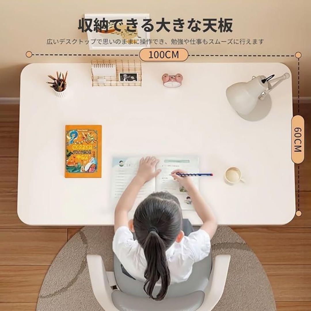 昇降式テーブル上下昇降スタンディングデスク幅100x奥行60x高さ65-90