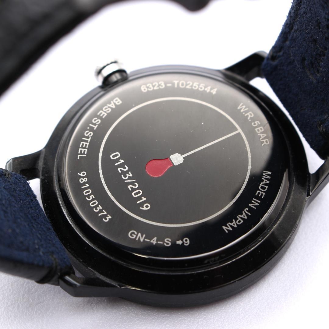 美品 ポールスミス 腕時計 2019本限定品 メンズ ブラック レザーベルト