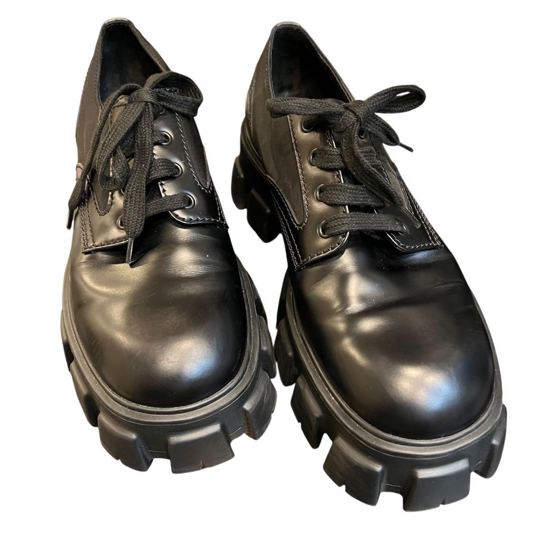 PRADA プラダ　モノリス　紐靴　28cm