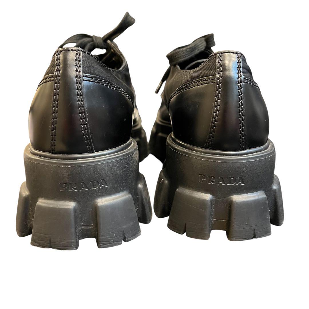 PRADA プラダ　モノリス　紐靴　28cm