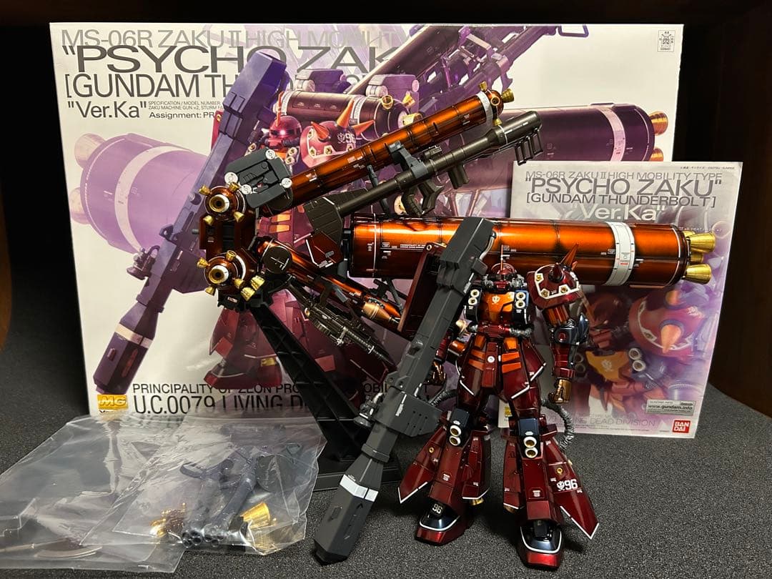 MGサイコザク ver.ka キャンディーグラデーション塗装完成品