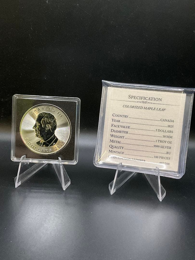 2025年カナダ ステンドグラス風 フェアリー（妖精） 1オンス カラー