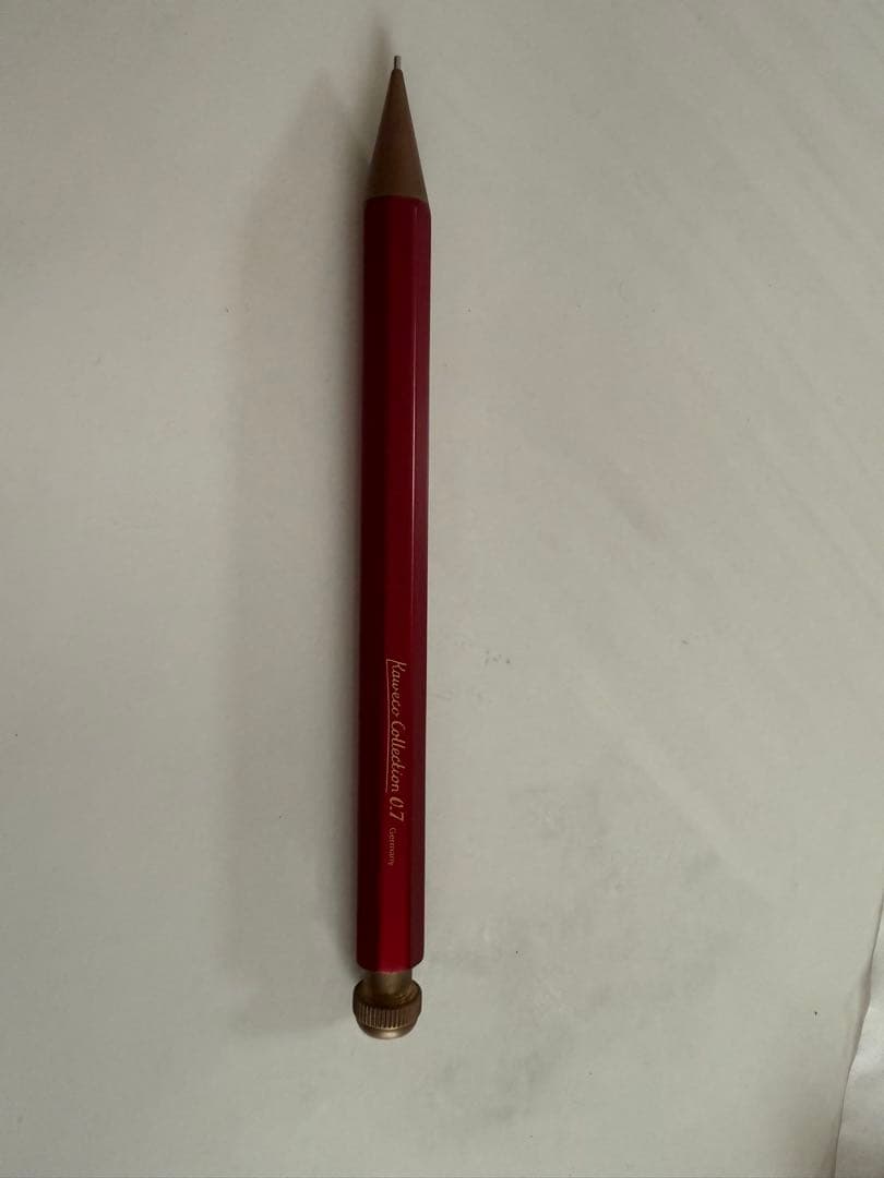 カヴェコスペシャル レッド シャープペンシル 本体 専用ケース付き