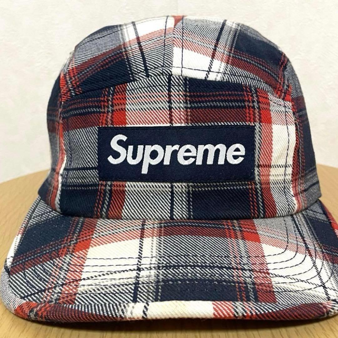 Supreme チェック柄 シュプリーム ワークキャップ ※再掲 - メルカリ