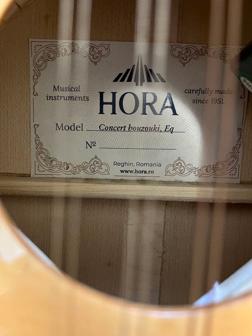 HORA ブズーキ8弦 左用　ピックアップ　トーンコントロール付き