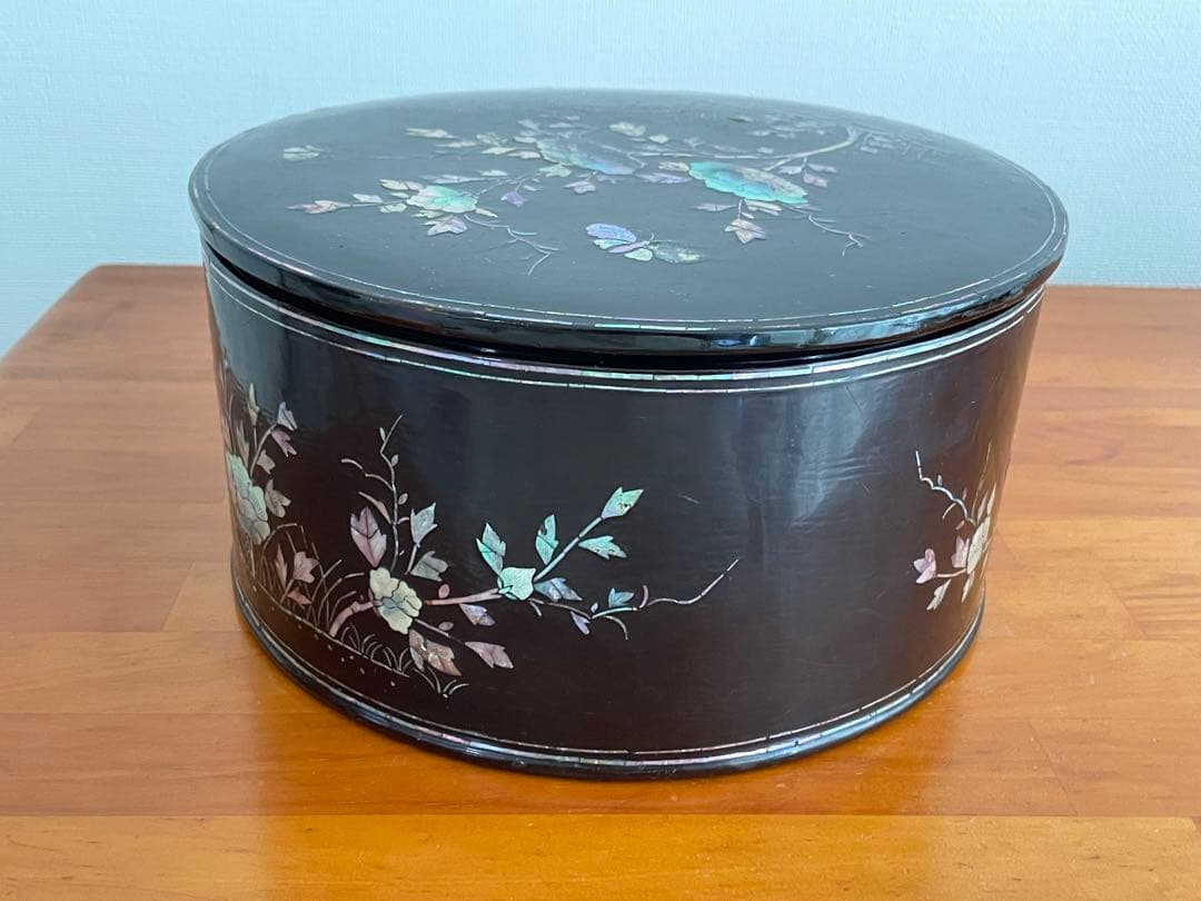 古美術】李朝、螺鈿細工、漆箱、古民具、アンティーク