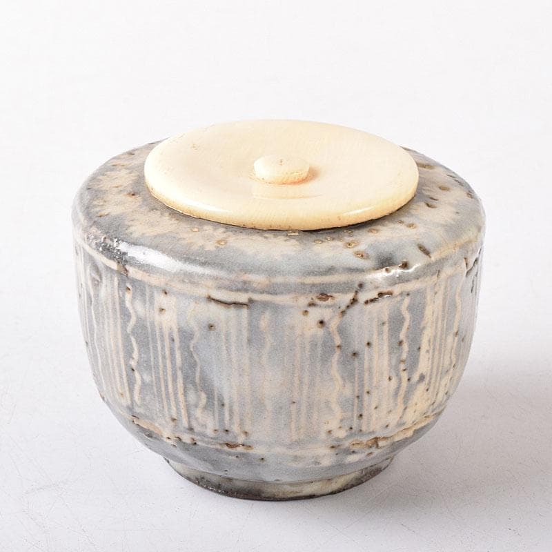 茶道具　花三島　茶入　前大徳　紫野　中村戒仙（高安）極め箱　V　8172