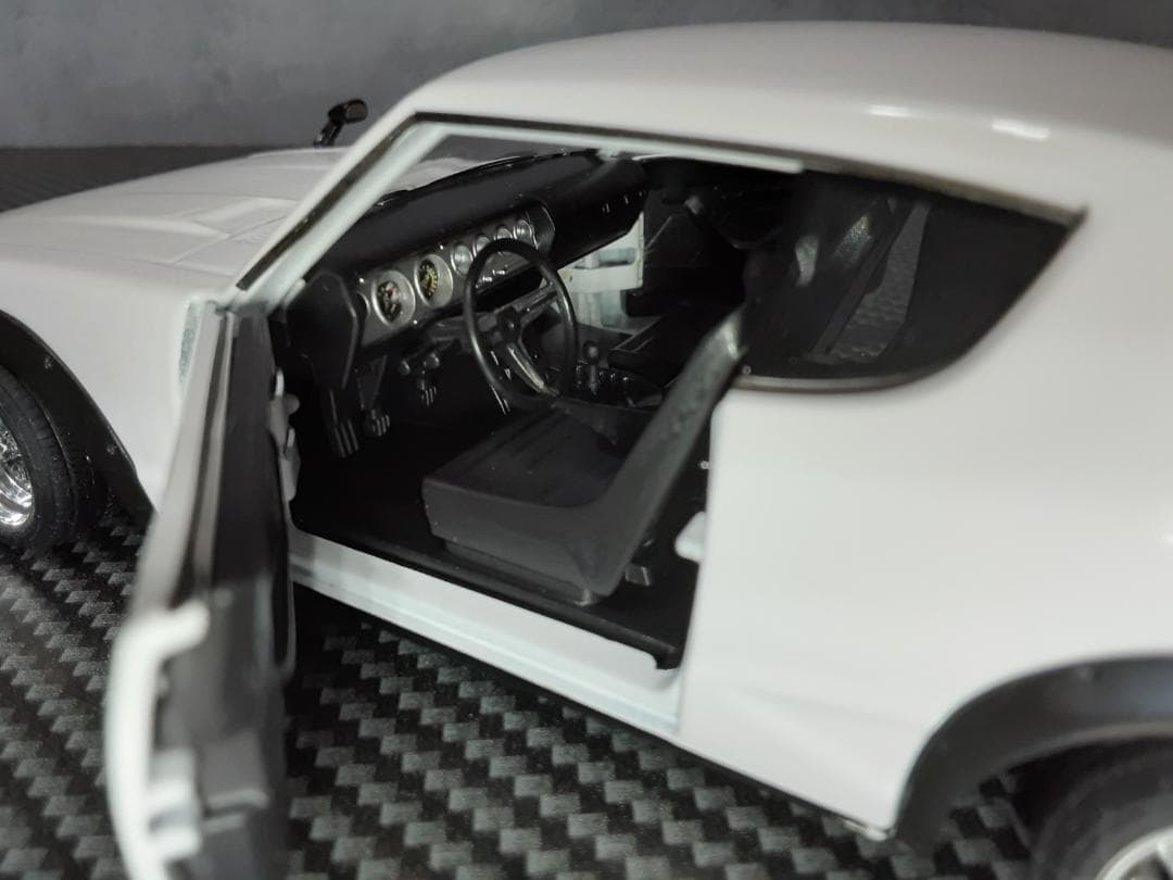 Maisto 1/24 日産 ケンメリ GT-R カスタム改 マークⅢ ガンメタ