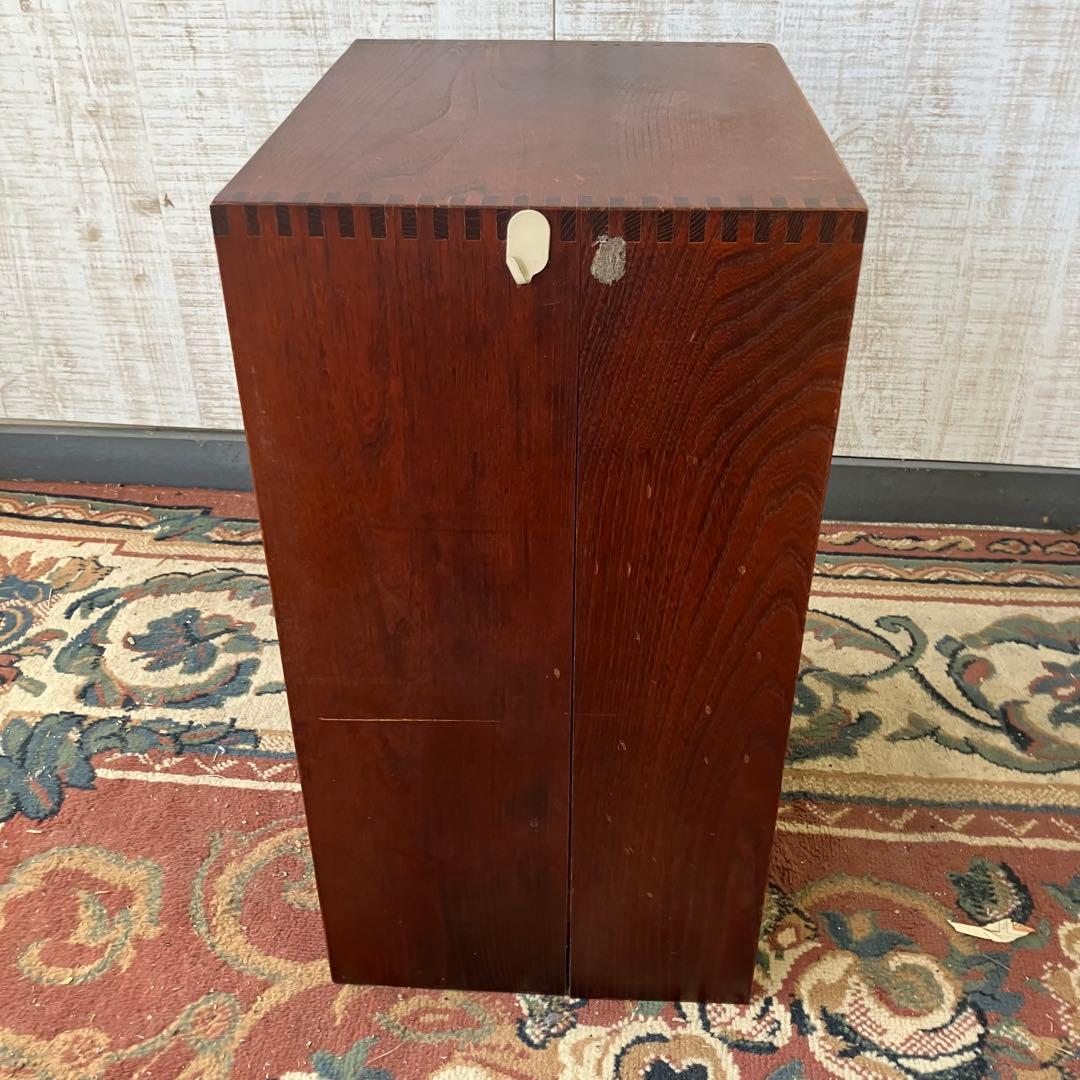 GO-172】引き出し 6段 小物入れ 木製家具 昭和レトロ アンティーク