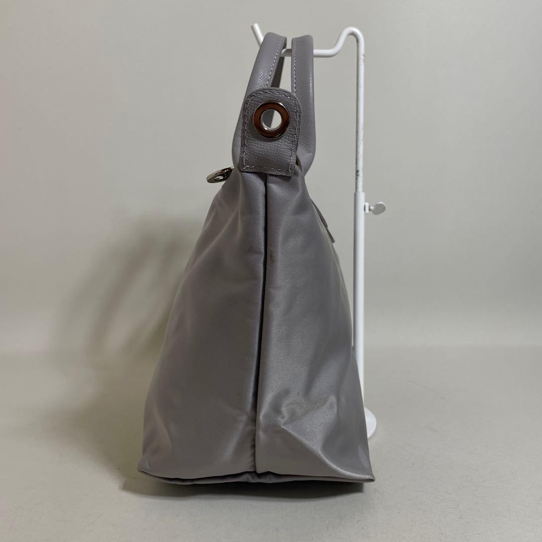 2601-58｜ロンシャン ル・プリアージュ 2WAYハンドバッグ グレー