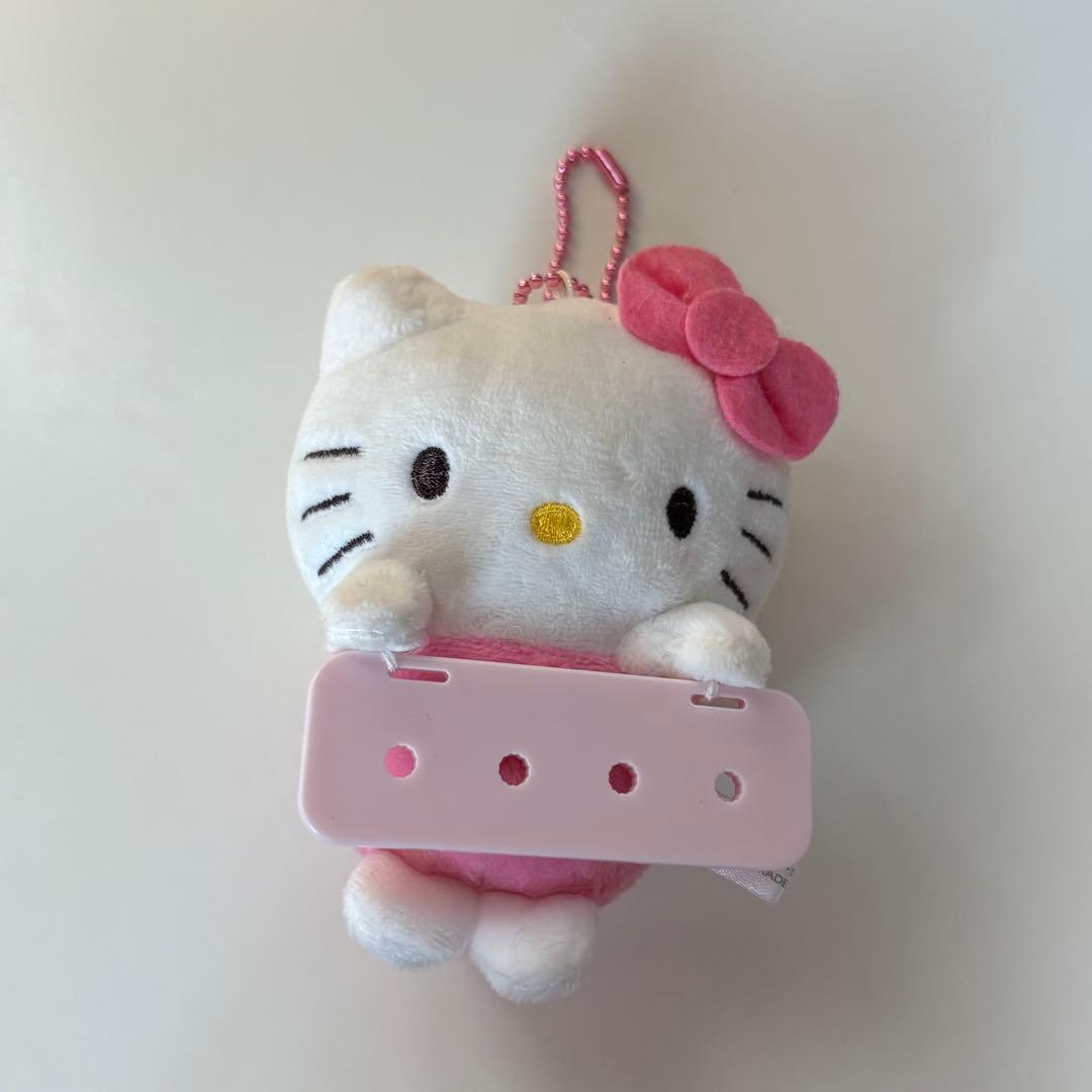 限定キティ 春がきた ぜんまい ぬいぐるみマスコット 根付ストラップ