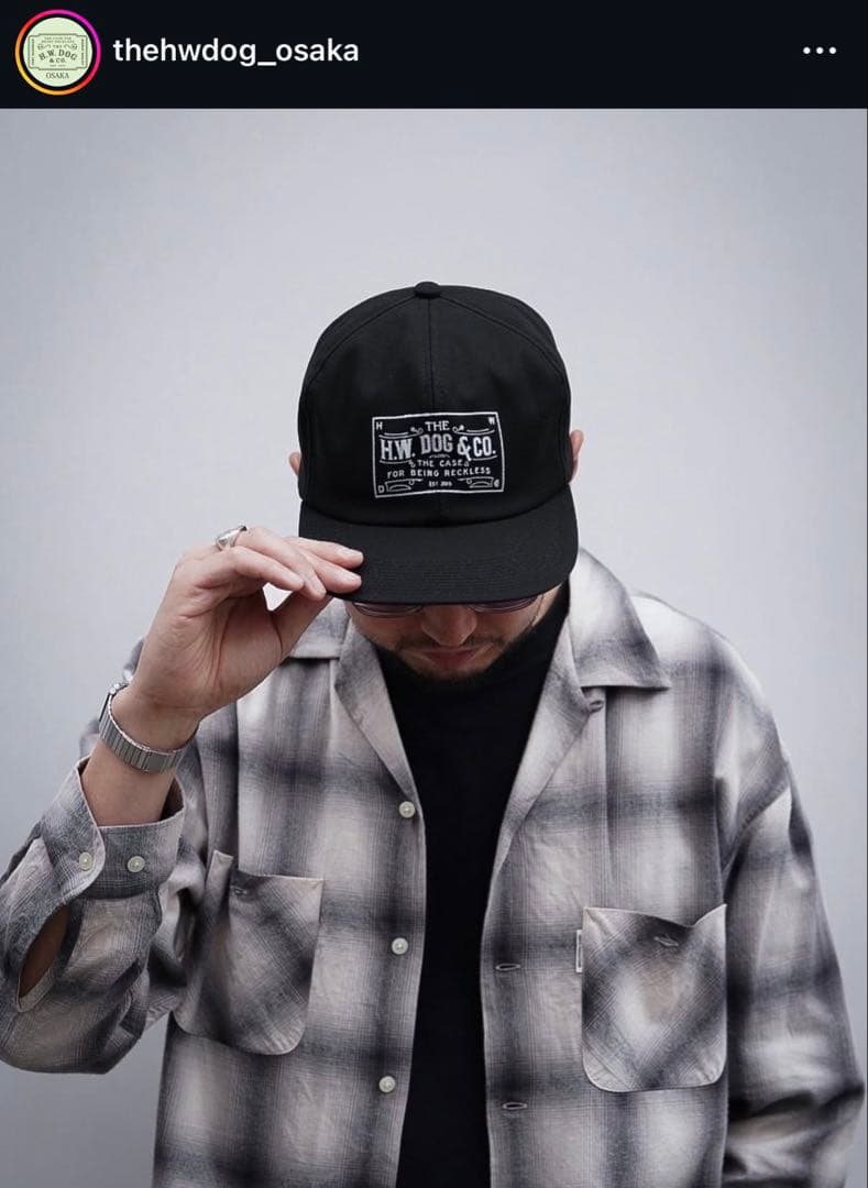 【 THE H.W.DOG&Co. 】OSAKA店 1周年CAP