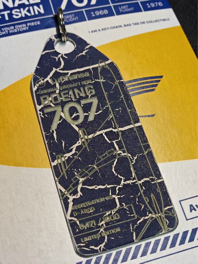 ルフトハンザ航空 B707-430 Aviationtag 特殊柄