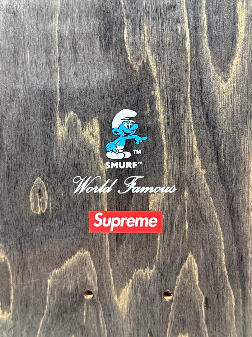 Supreme 20AW スマーフスケートボードデッキ レッド
