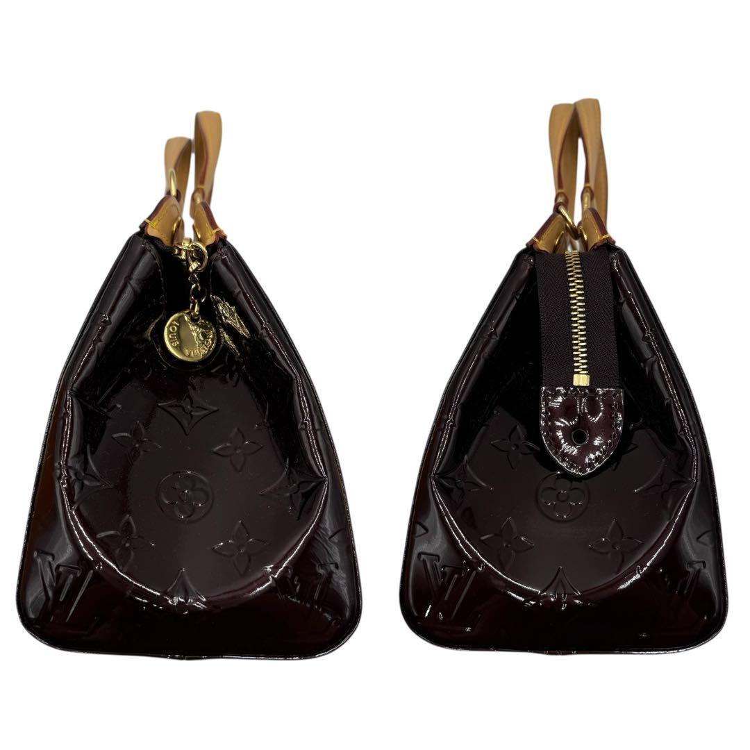 6128 美品 ルイヴィトン ヴェルニ ブレアMM M91619 アマラント