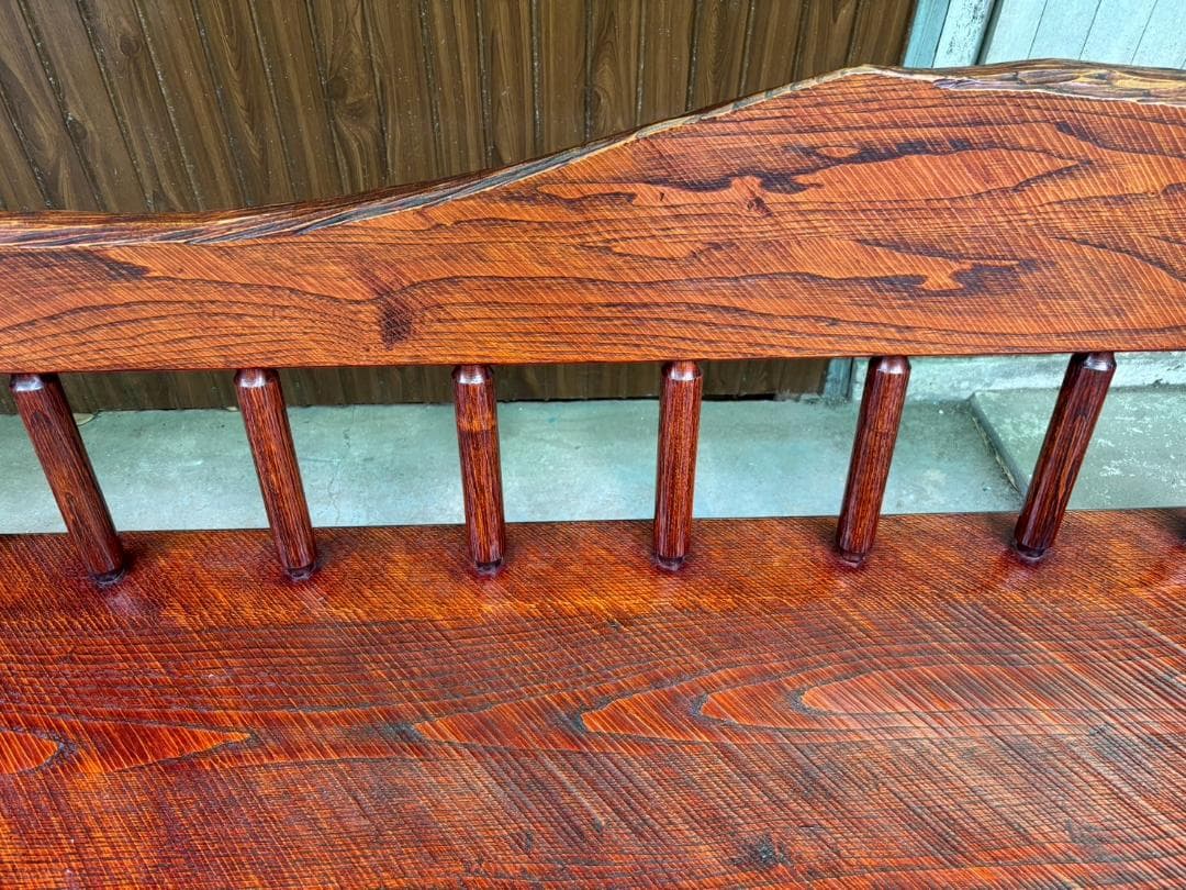 ベンチチェア 工房 我楽堂 無垢材 漆仕上げ 長椅子 民藝 幅190cm